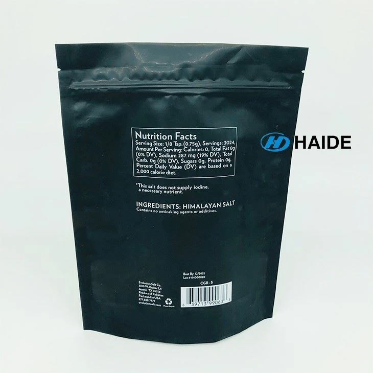 Ziplock Stand Up Pouch With Window Design